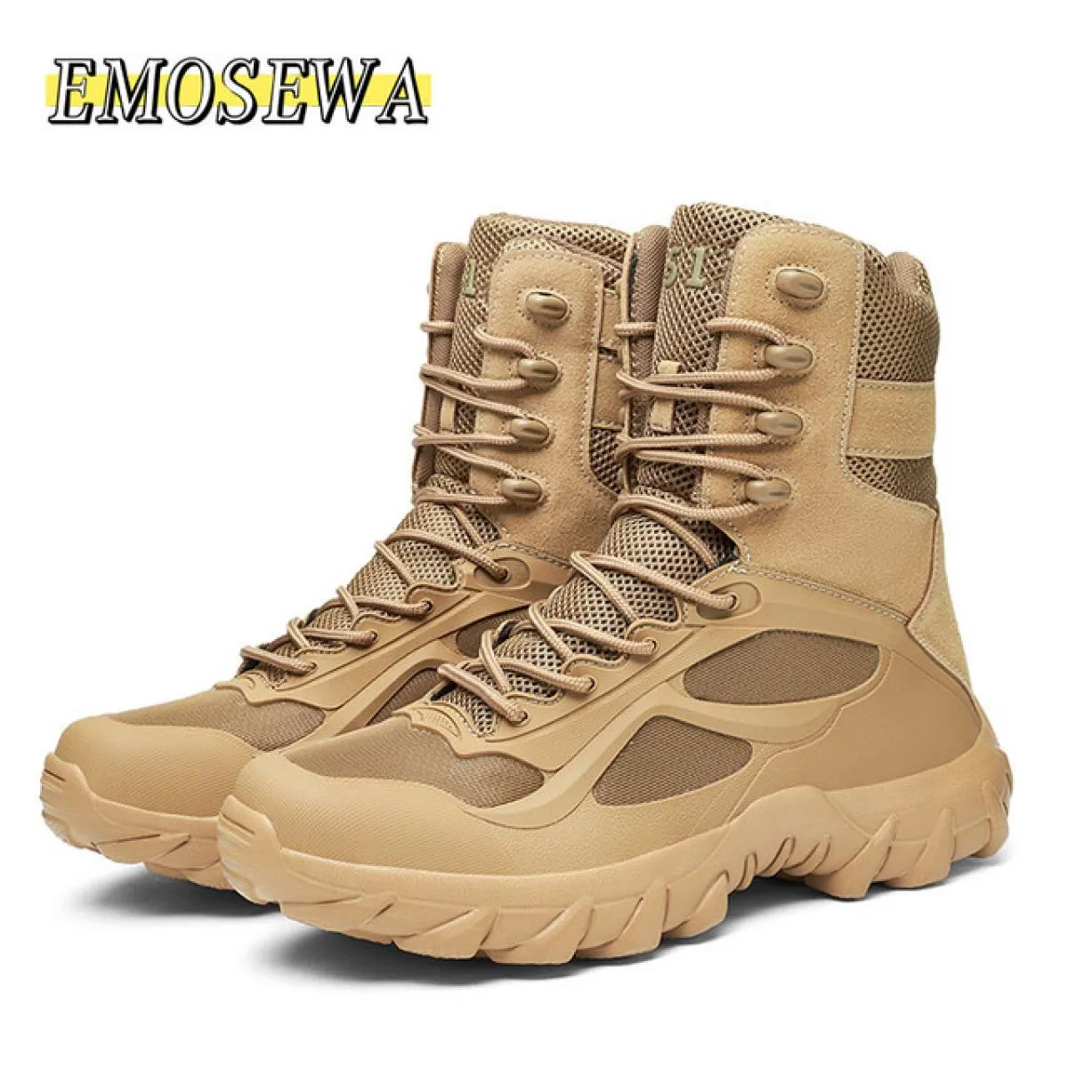 Stivali da combattimento dell'esercito della forza speciale Stivali delle forze speciali da uomo Stivali militari Scarpe da uomo