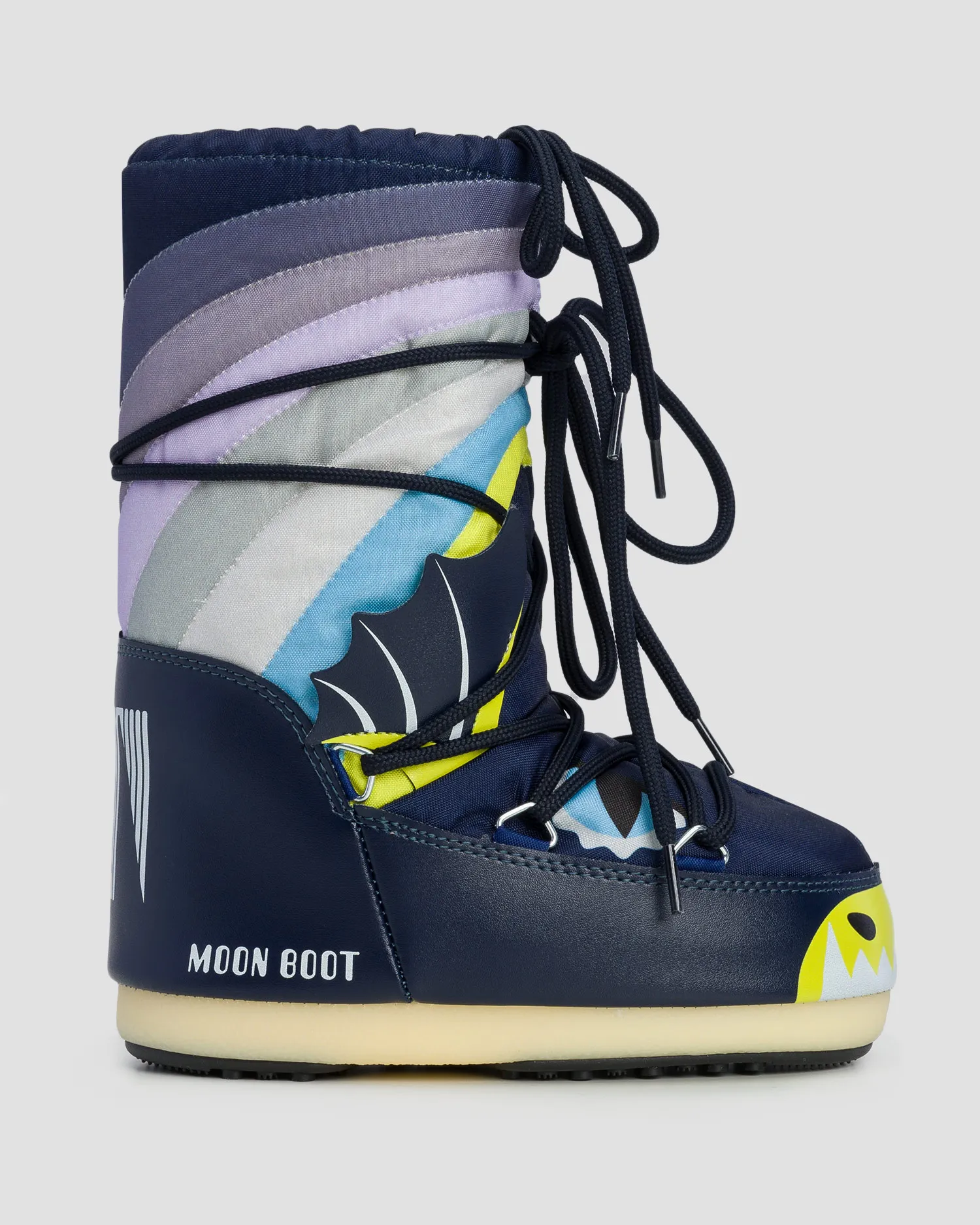 Stivali da neve blu scuro da bambino Moon Boot Icon Dragon 80D3400280JR-fv21