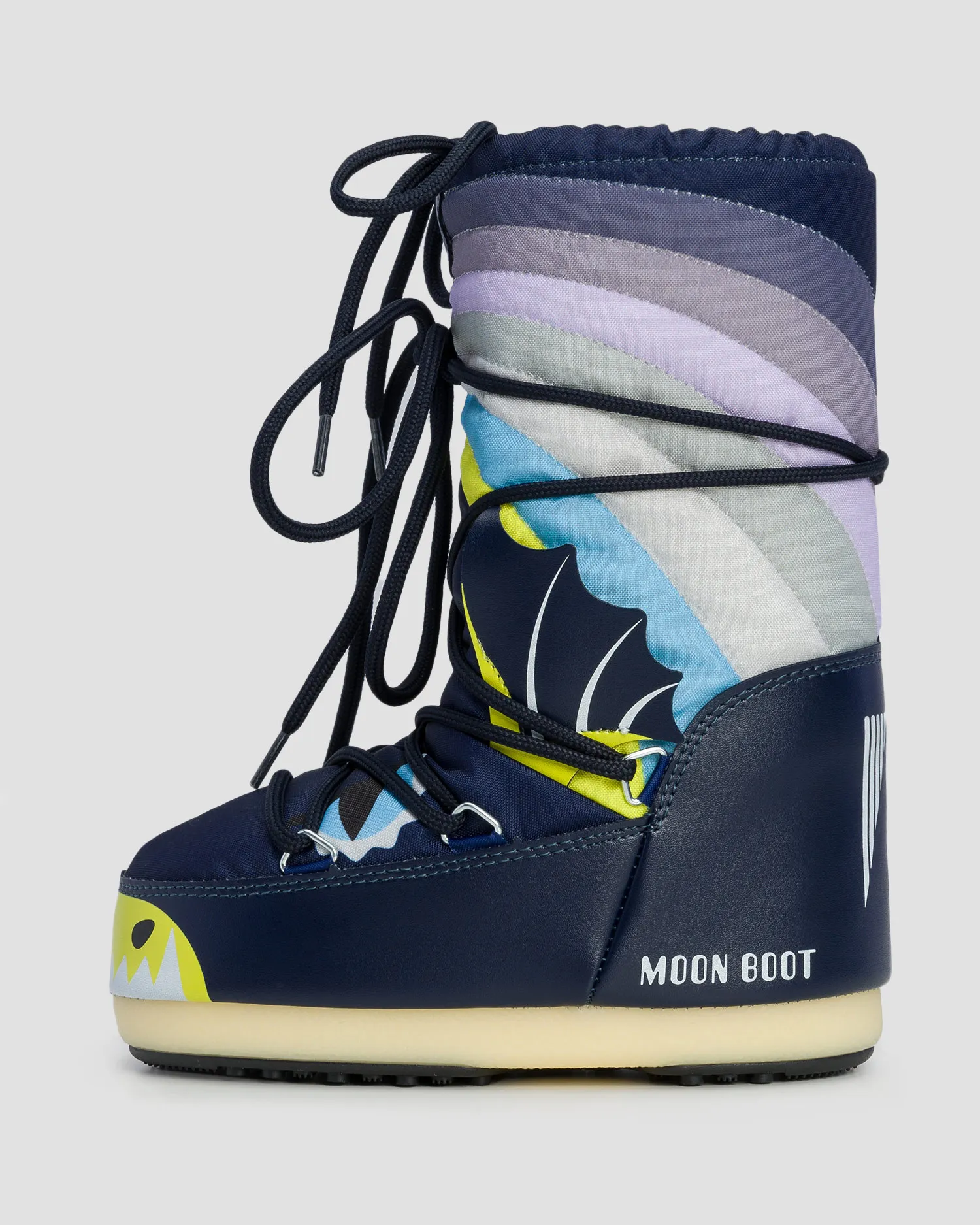 Stivali da neve blu scuro da bambino Moon Boot Icon Dragon 80D3400280JR-fv21