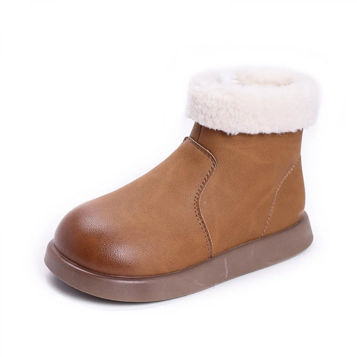 Stivali da neve per bambini Ragazze tacco piatto Stivale a metà polpaccio Calzature invernali Stivali Designer di lusso Punta to
