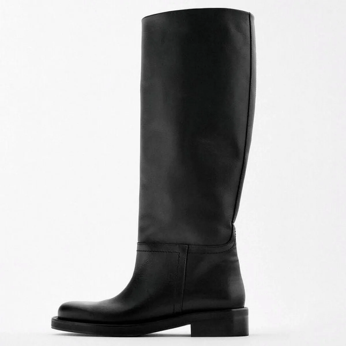 Stivali invernali da donna Za Stivali neri Donna Za Stivali Za Scarpe da moto in pelle da donna