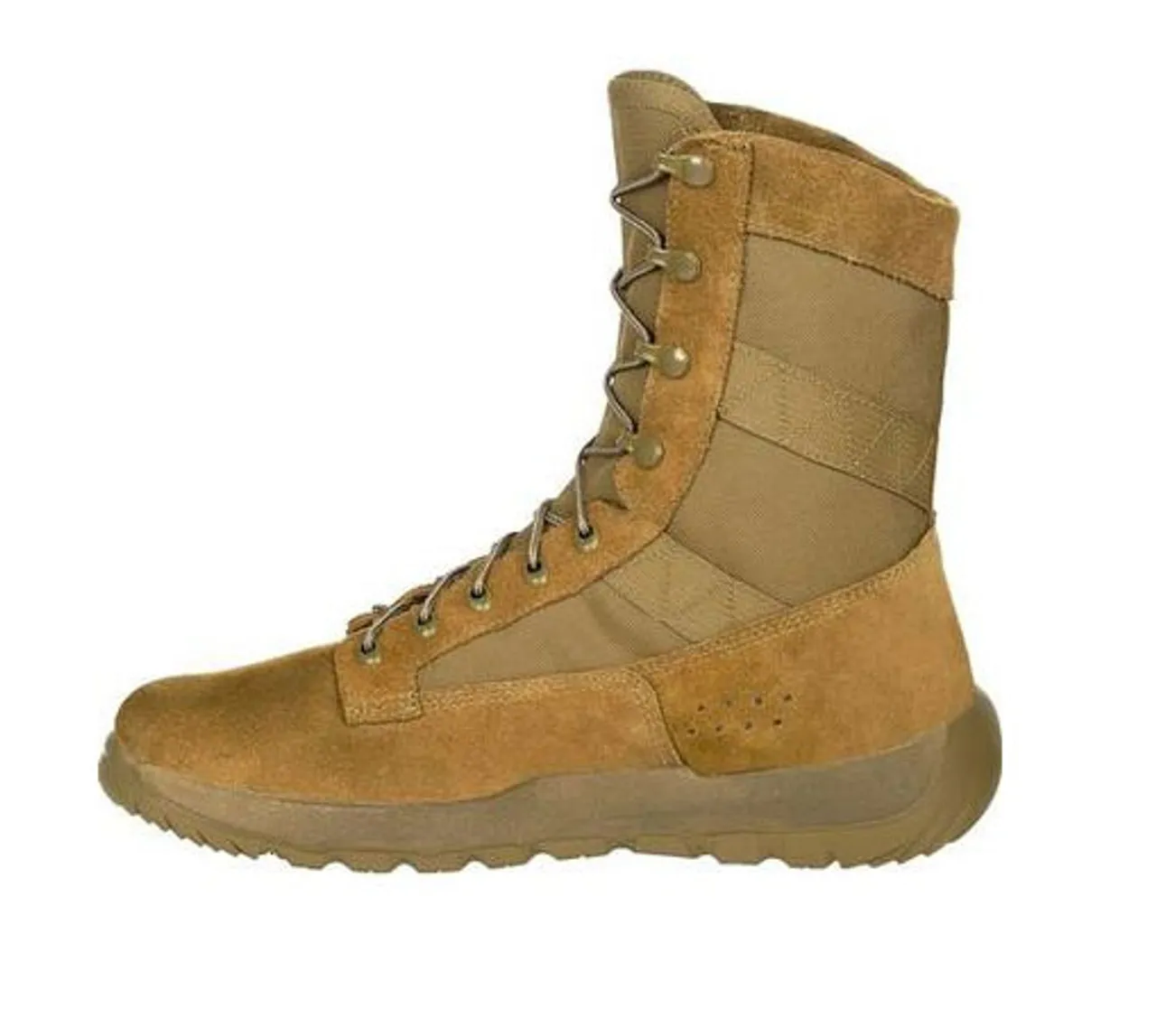 Stivali militari tattici da uomo Rocky Brands C4R V2 Coyote Brown Prodotto negli Stati Uniti