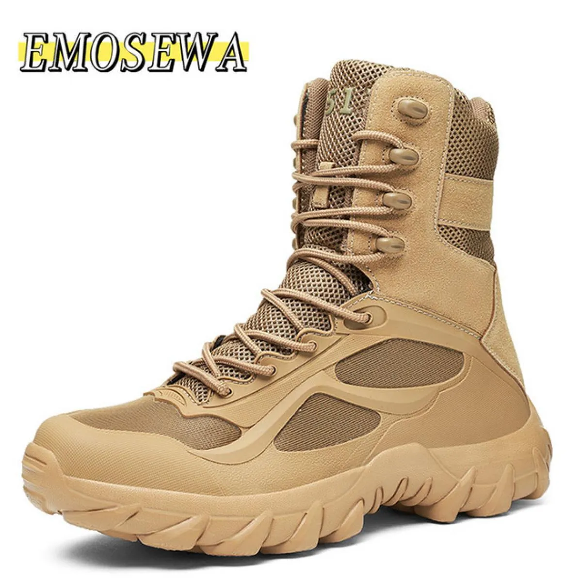 Stivali tattici da uomo Stivali tattici militari militari dell'esercito del deserto impermeabili Stivali da uomo