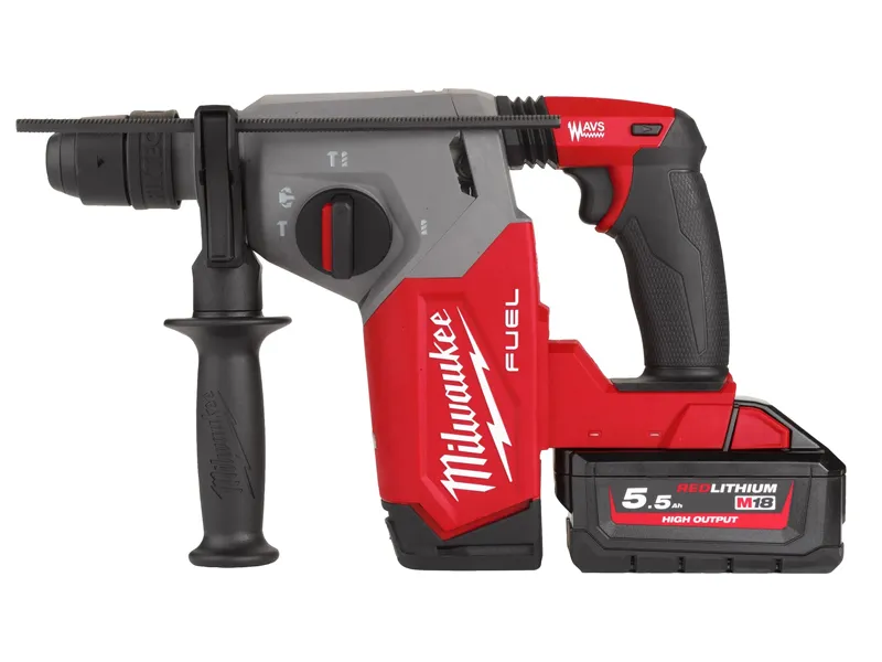 Tassellatore Milwaukee M18 Fuel ONEFHPX SDS-Plus, 5.0J con 2 batterie 5.5Ah