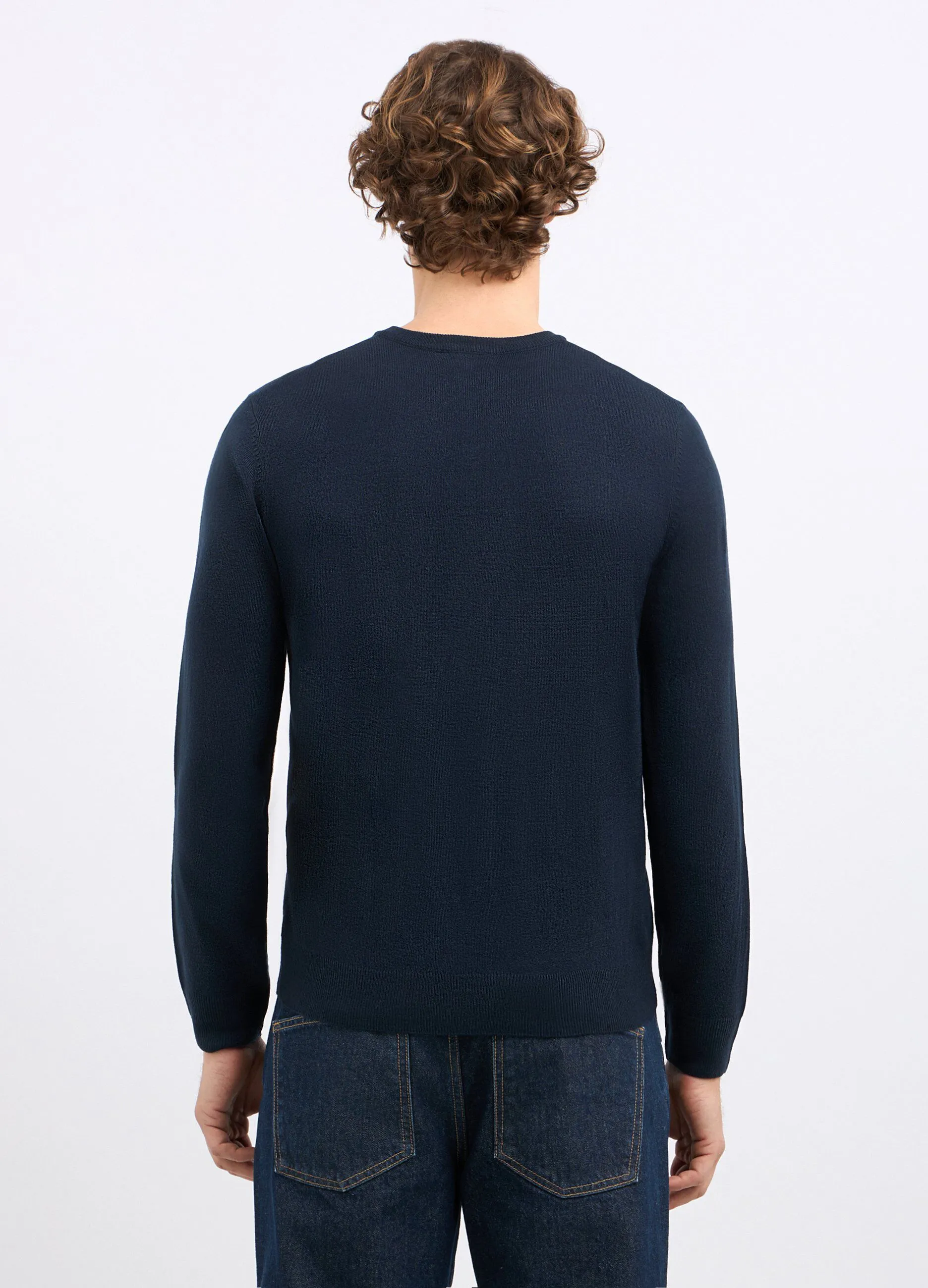 Tricot con scollo a V uomo