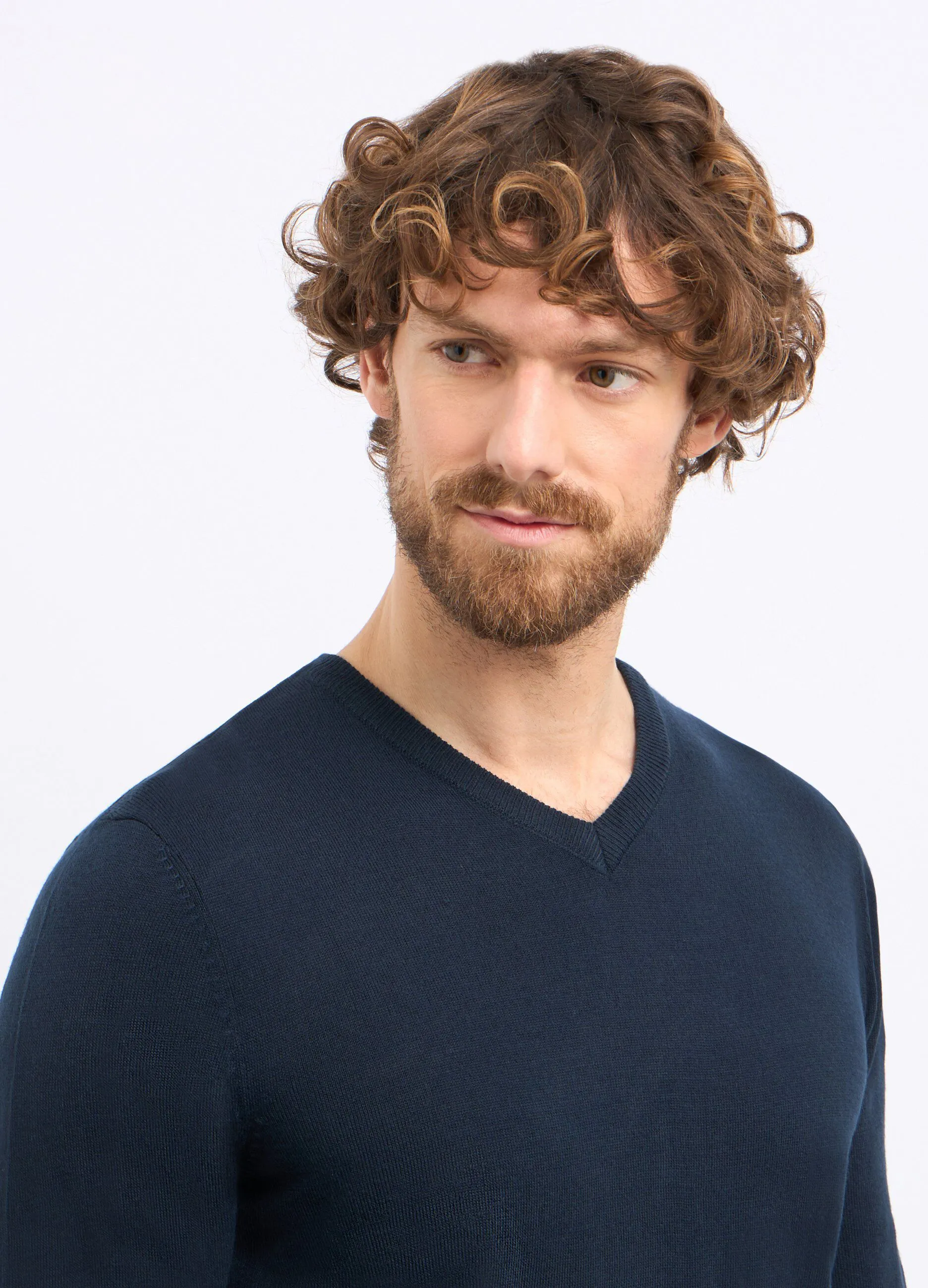 Tricot con scollo a V uomo