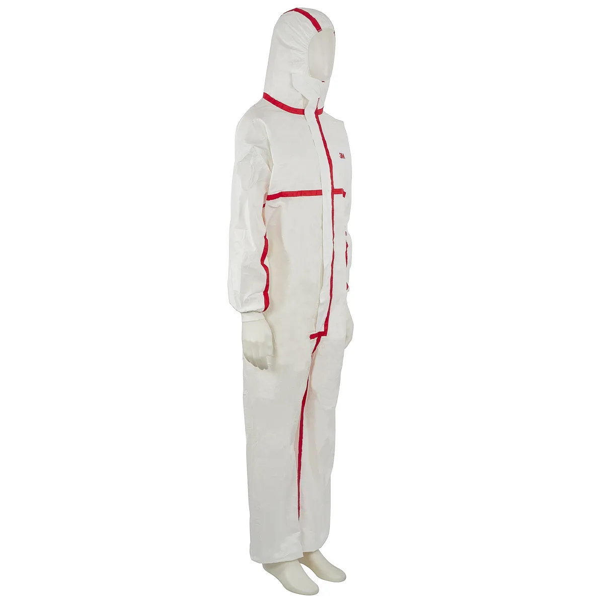 Tute monouso 3M in PE, PP, XL Unisex, col. Colore bianco, con cappuccio