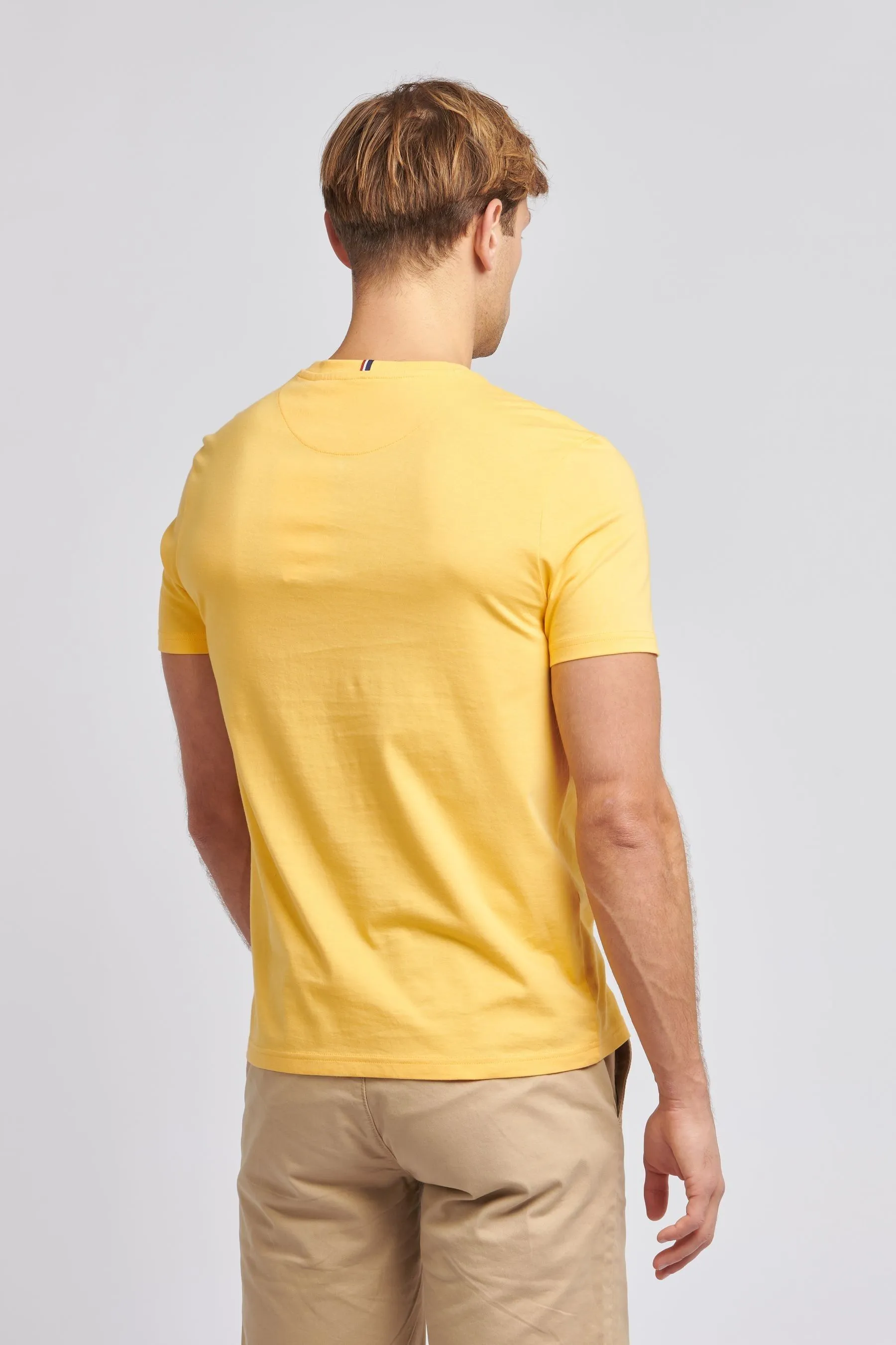 U.S. Polo Assn. Uomo regular Uomo - T-shirt con doppio faglioni    