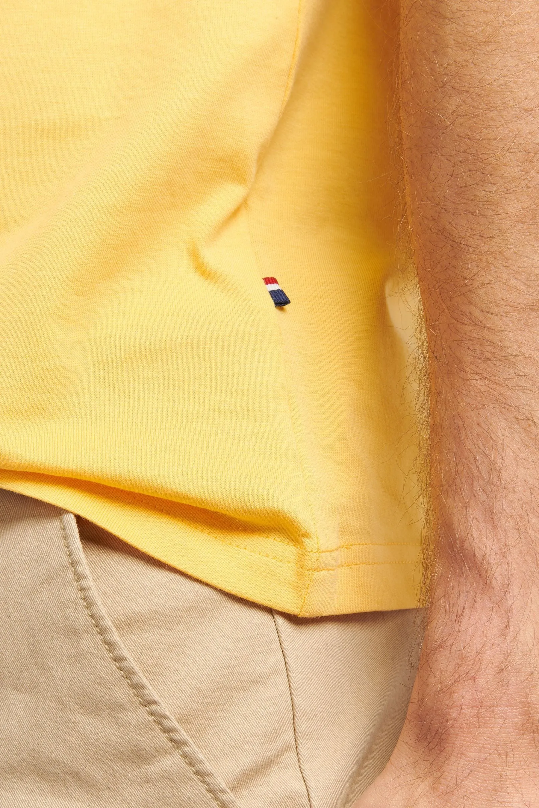 U.S. Polo Assn. Uomo regular Uomo - T-shirt con doppio faglioni    