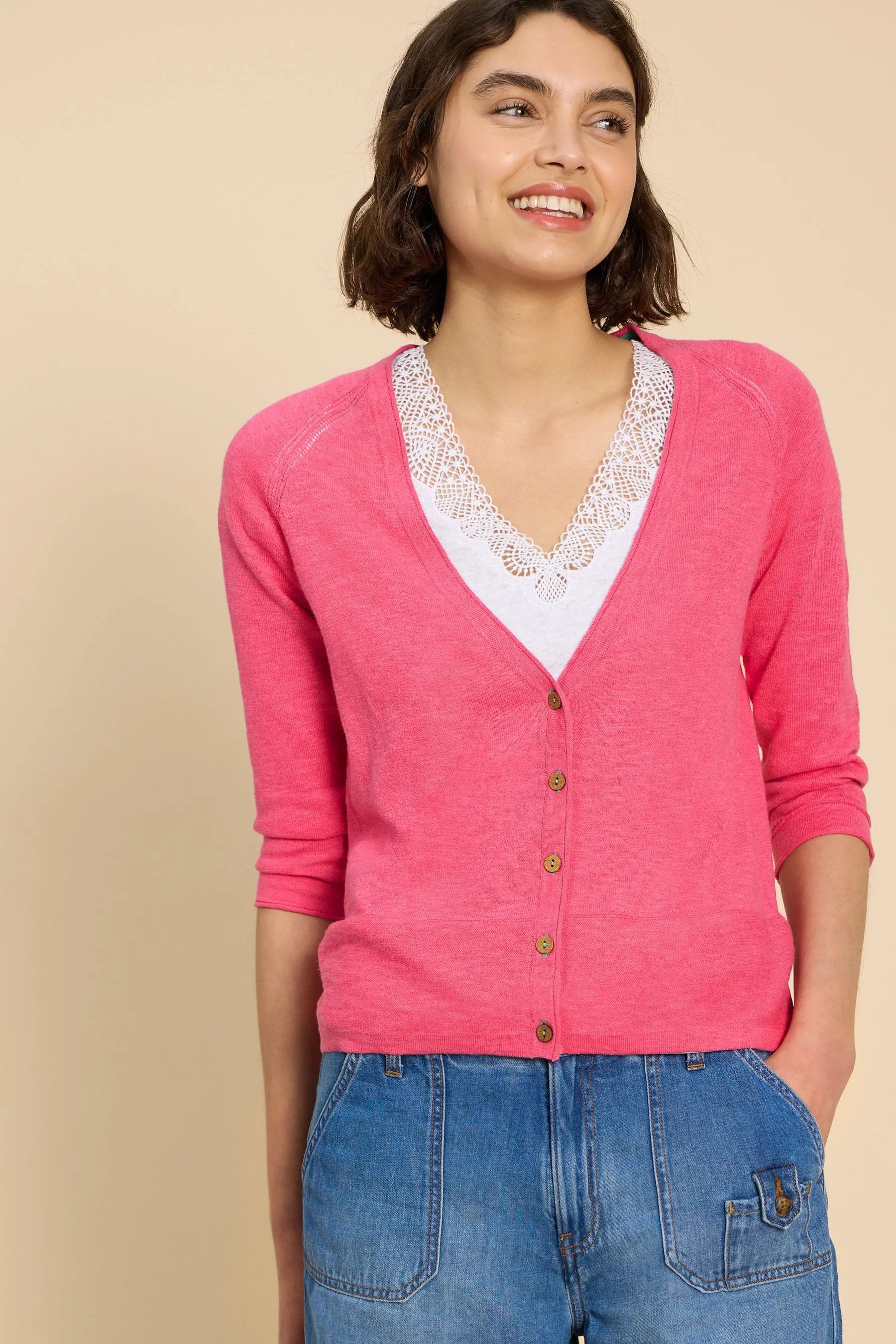 White Stuff - Naria - Cardigan con scollo a V