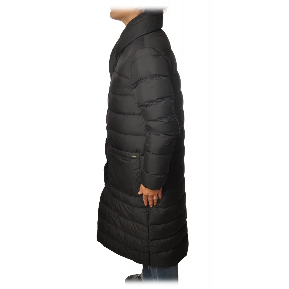 Woolrich - Piumino Modello Lungo Trapuntato - Nero - Giacca - Luxury Exclusive Collection