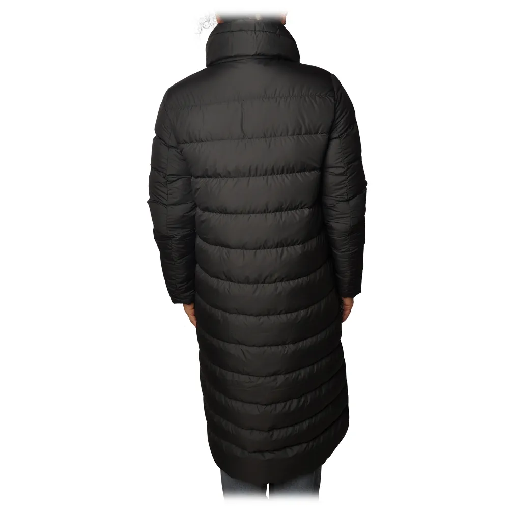 Woolrich - Piumino Modello Lungo Trapuntato - Nero - Giacca - Luxury Exclusive Collection